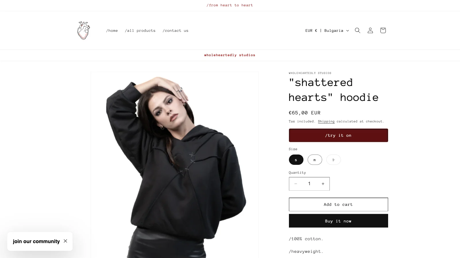 SIZD, an AI virtual try-on and size recommendation app for Shopify merchants. MVP built by RapidMVP.